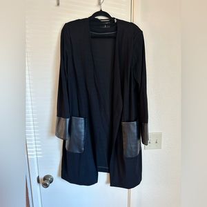 XL Black Tahari Cardigan